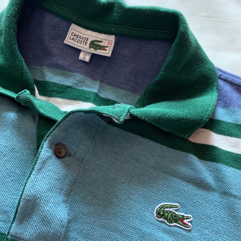 Vintage Lacoste Striped Polo